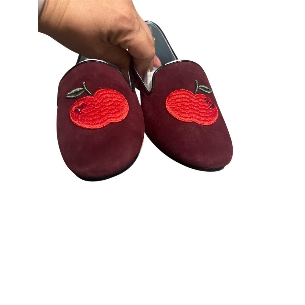 Kate Spade New York Lounge Apple Loafer Flats Red Women's Size 6.5 B - Picture 5 of 7